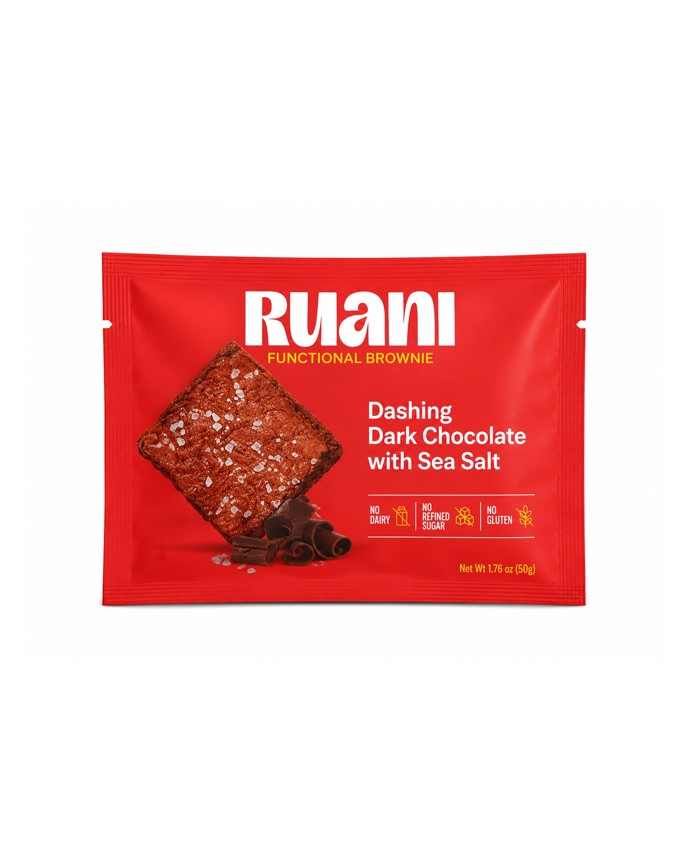Dashing Dark Chocolate Brownies with Sea salt