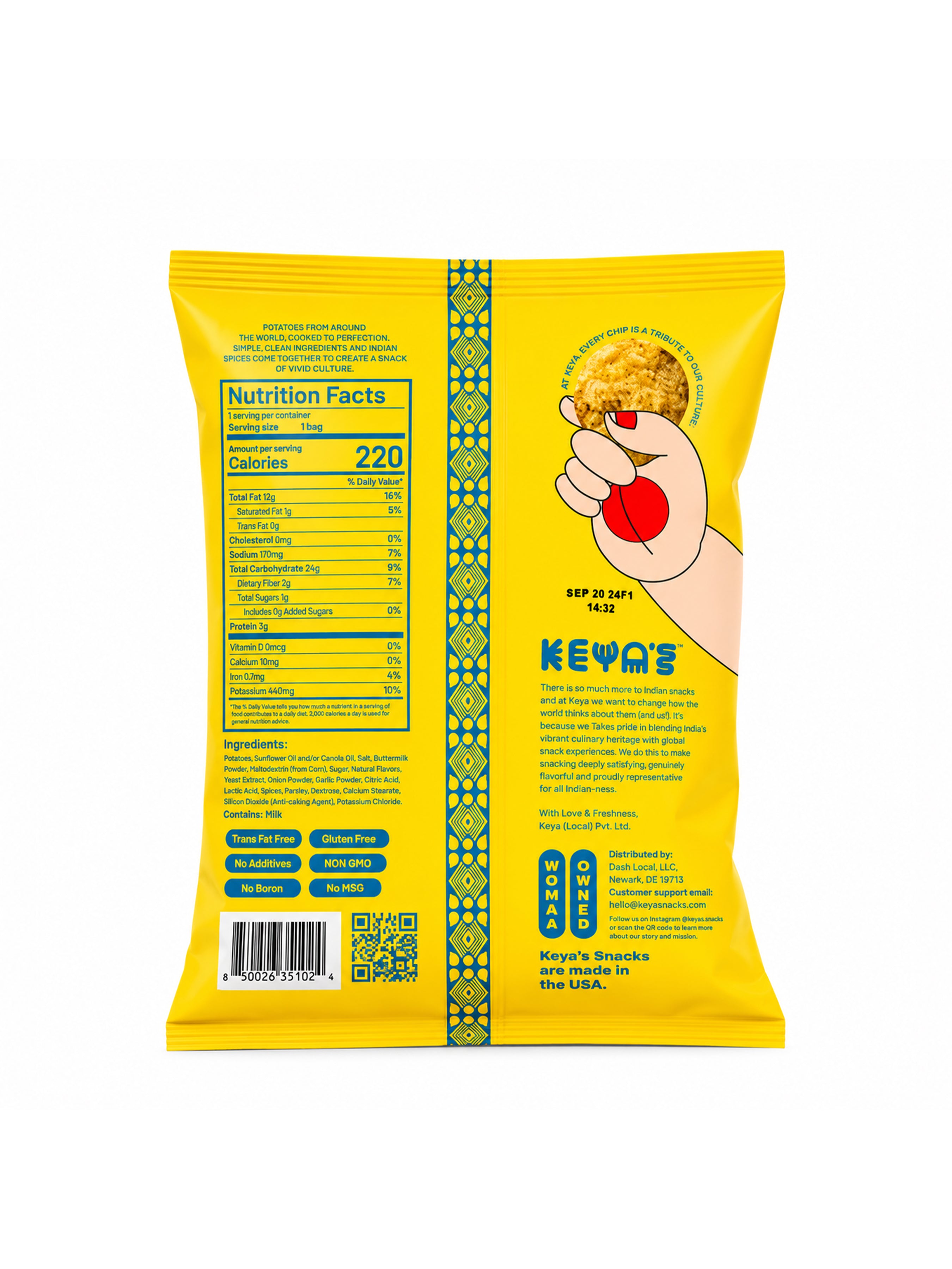 Golden Ranch Potato Chips