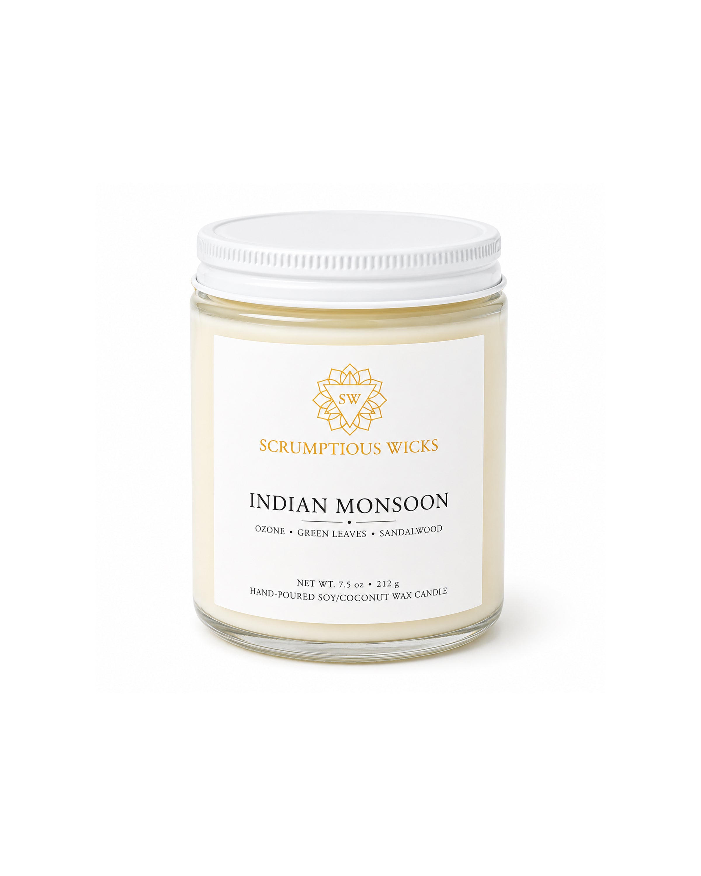 Indian Monsoon coconut wax candle